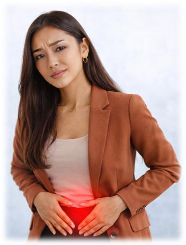 Қыздың іші ауырады